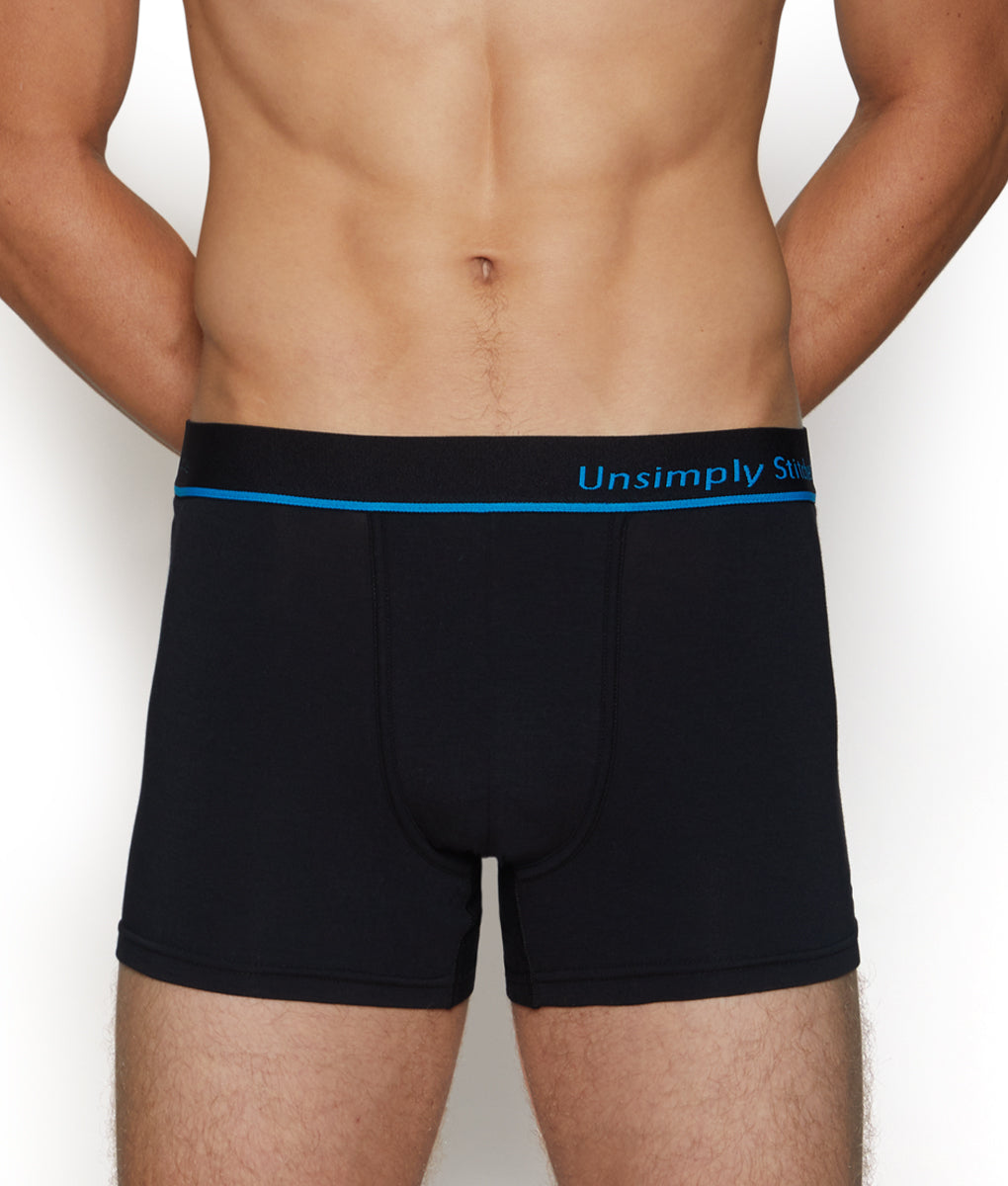 Unsimply Stitched Solid Trunk - Black / Small