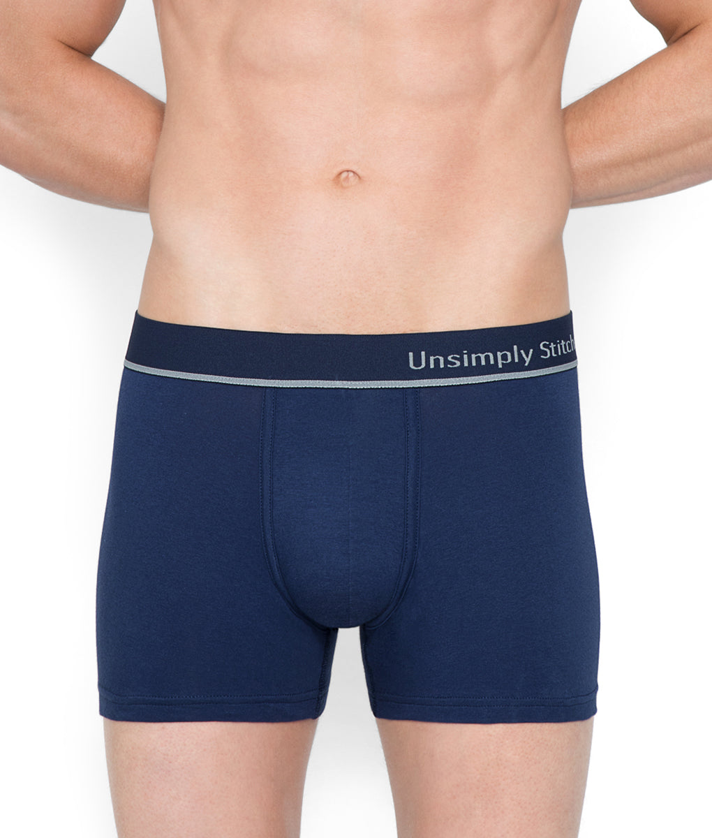 Unsimply Stitched Solid Trunk - Navy / Small