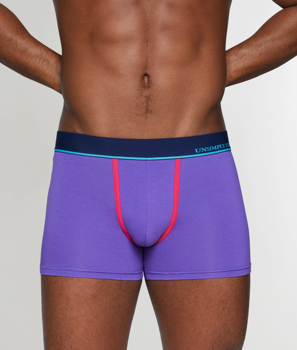 Unsimply Stitched Solid Trunk - Purple / Small
