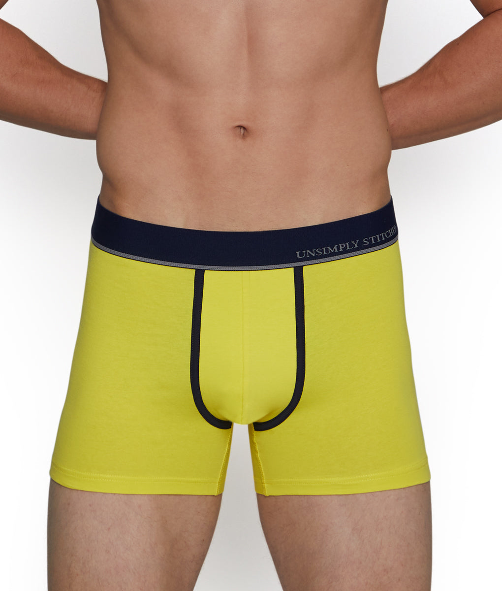 Unsimply Stitched Solid Trunk - Yellow / Small