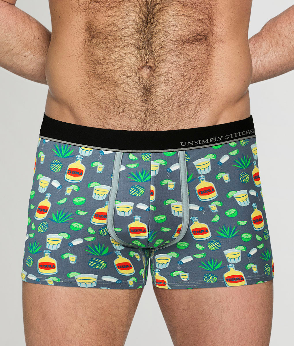 Unsimply Stitched Taquila Trunk - Grey Lime / Small