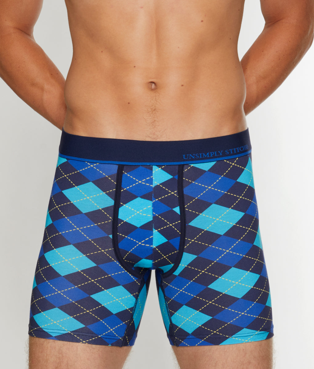 Unsimply Stitched Argyle Boxer Brief
