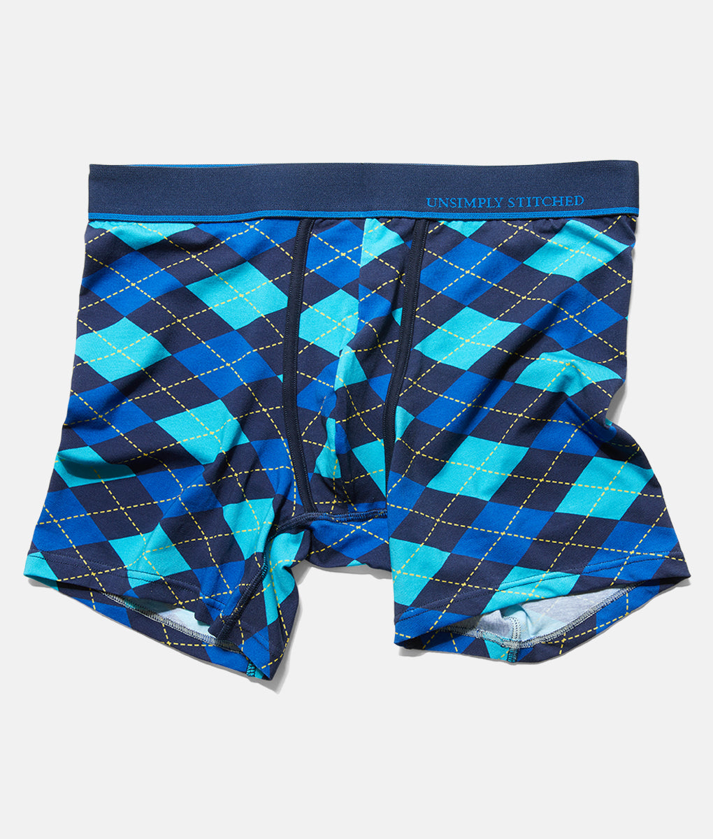 Unsimply Stitched Argyle Boxer Brief