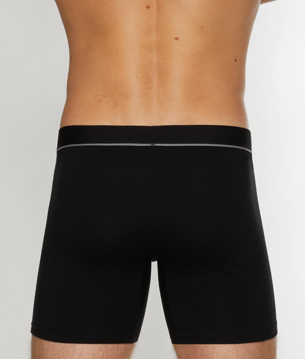 Unsimply Stitched Black Boxer Brief