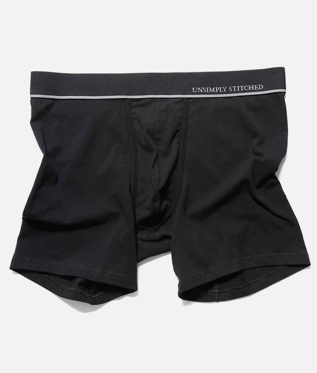 Unsimply Stitched Black Boxer Brief