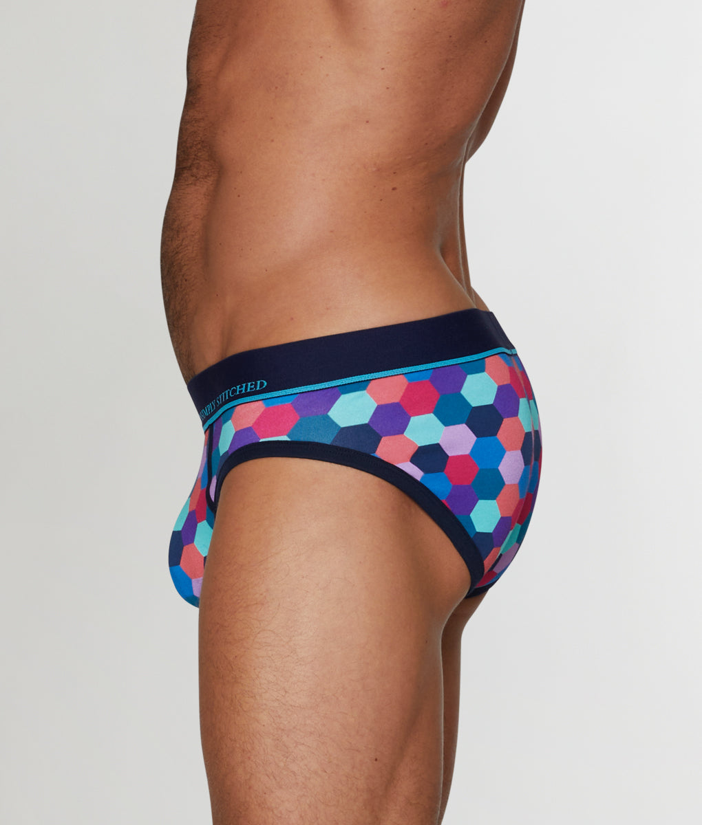 Unsimply Stitched Honeycomb Brief