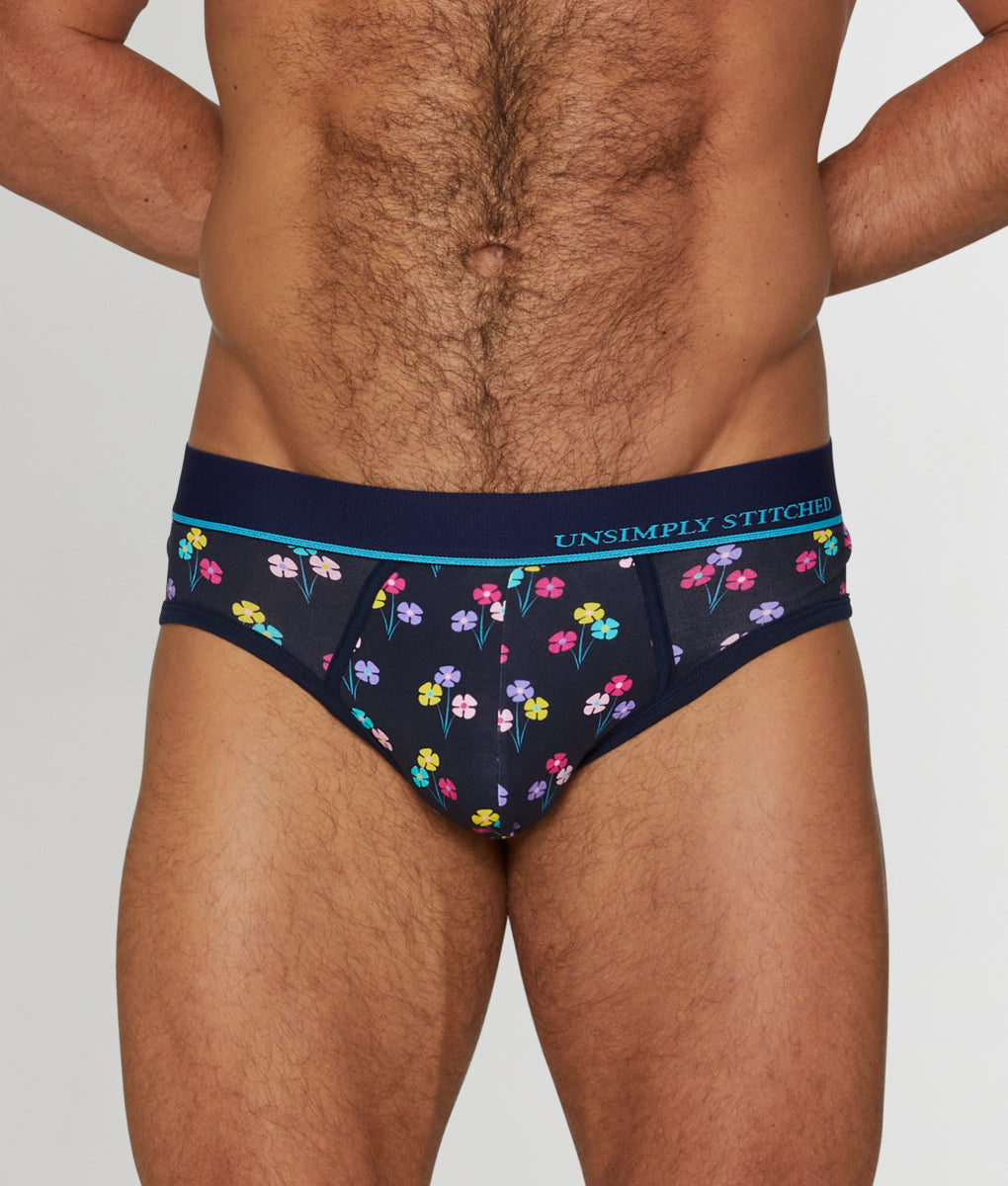 Unsimply Stitched Floral Brief