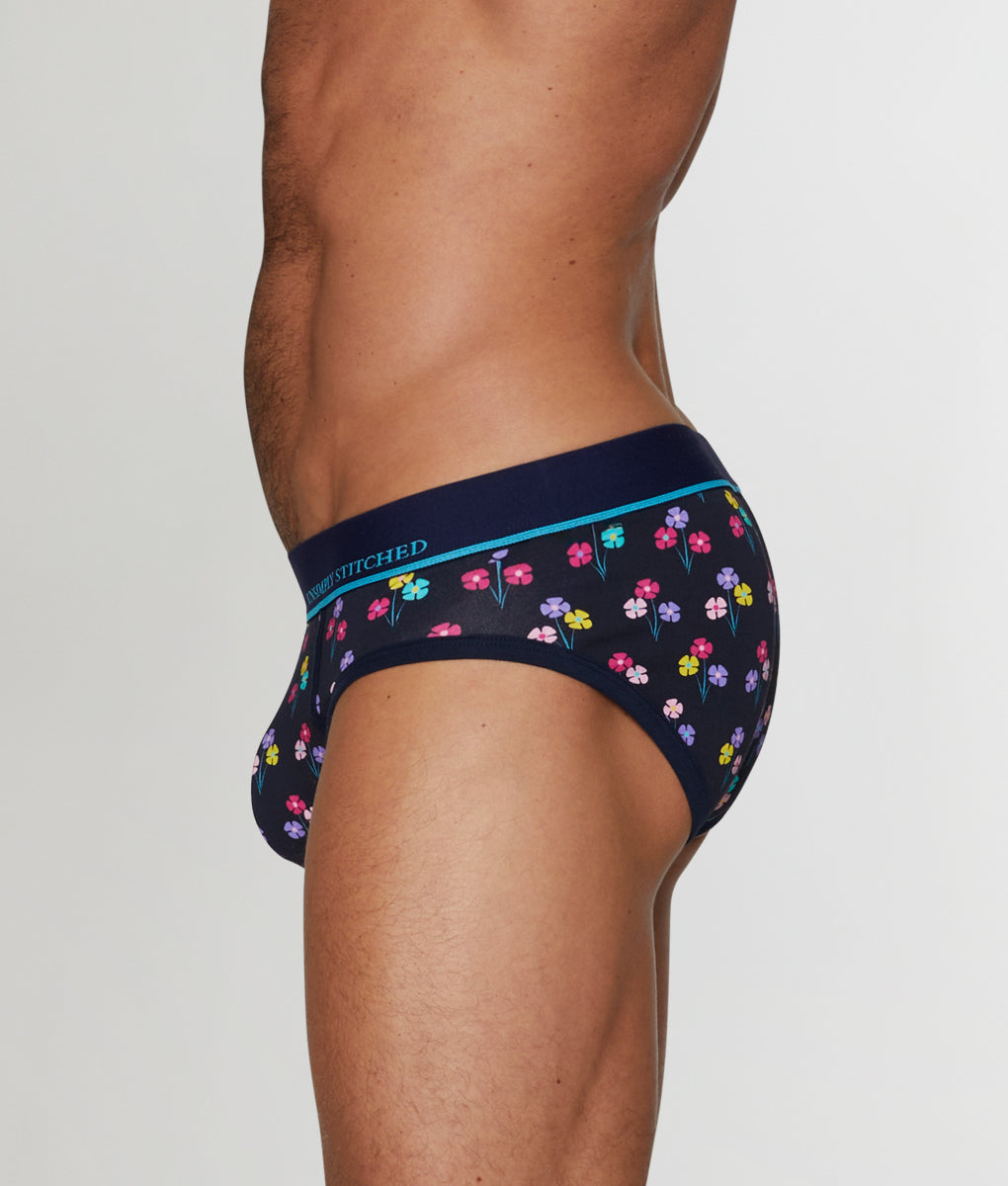 Unsimply Stitched Floral Brief