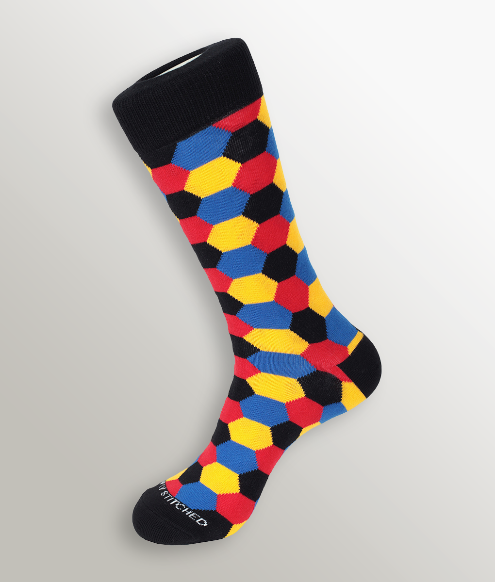 Unsimply Stitched Honeycomb Sock