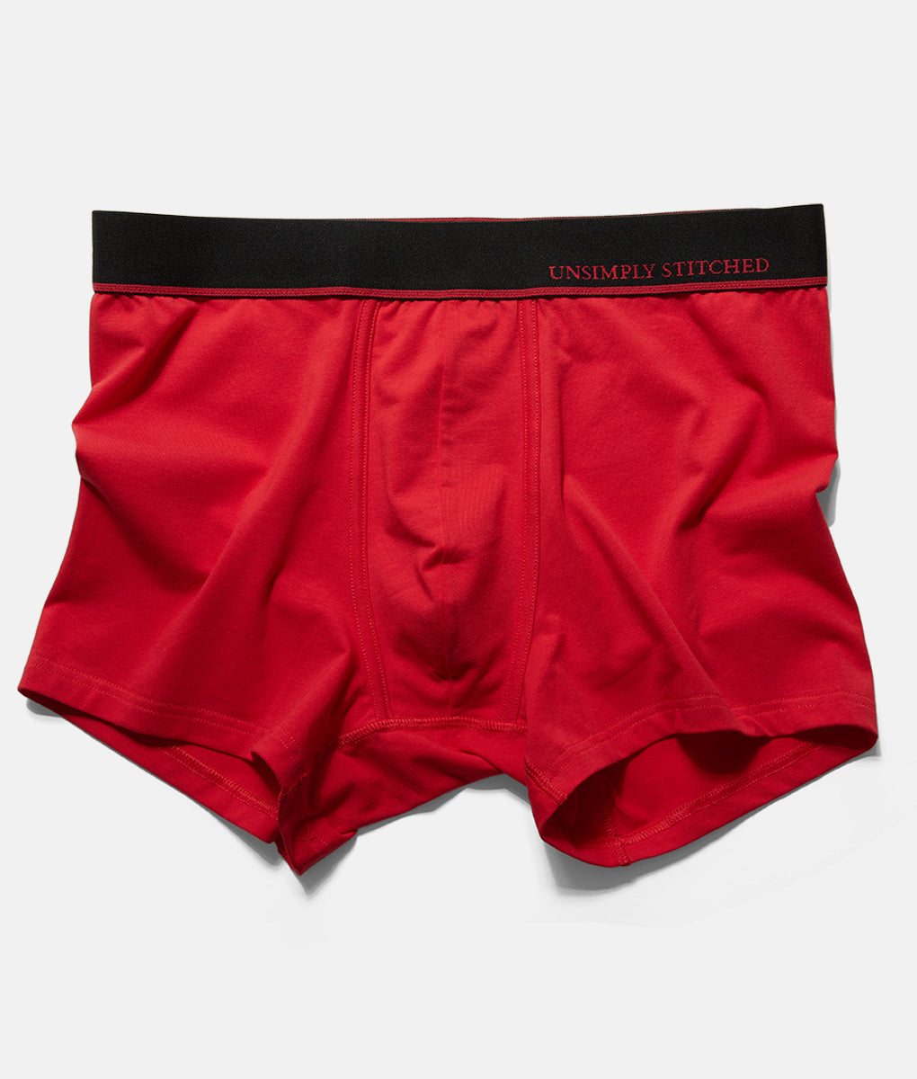 Unsimply Stitched Solid Trunk