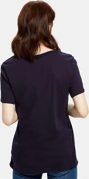 Us Blanks Us115 Women’s Loose Fit Boyfriend Tee - Midnight Navy