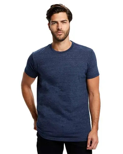 Us Blanks Us2229 Tri-blend T-shirt - Tri Navy - Adult Xs
