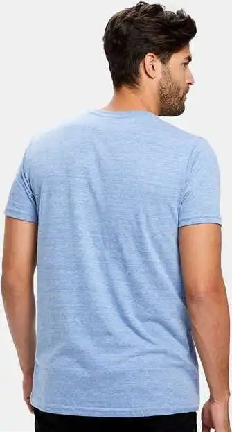 Us Blanks Us2229 Tri-blend Tee - Tri-blue