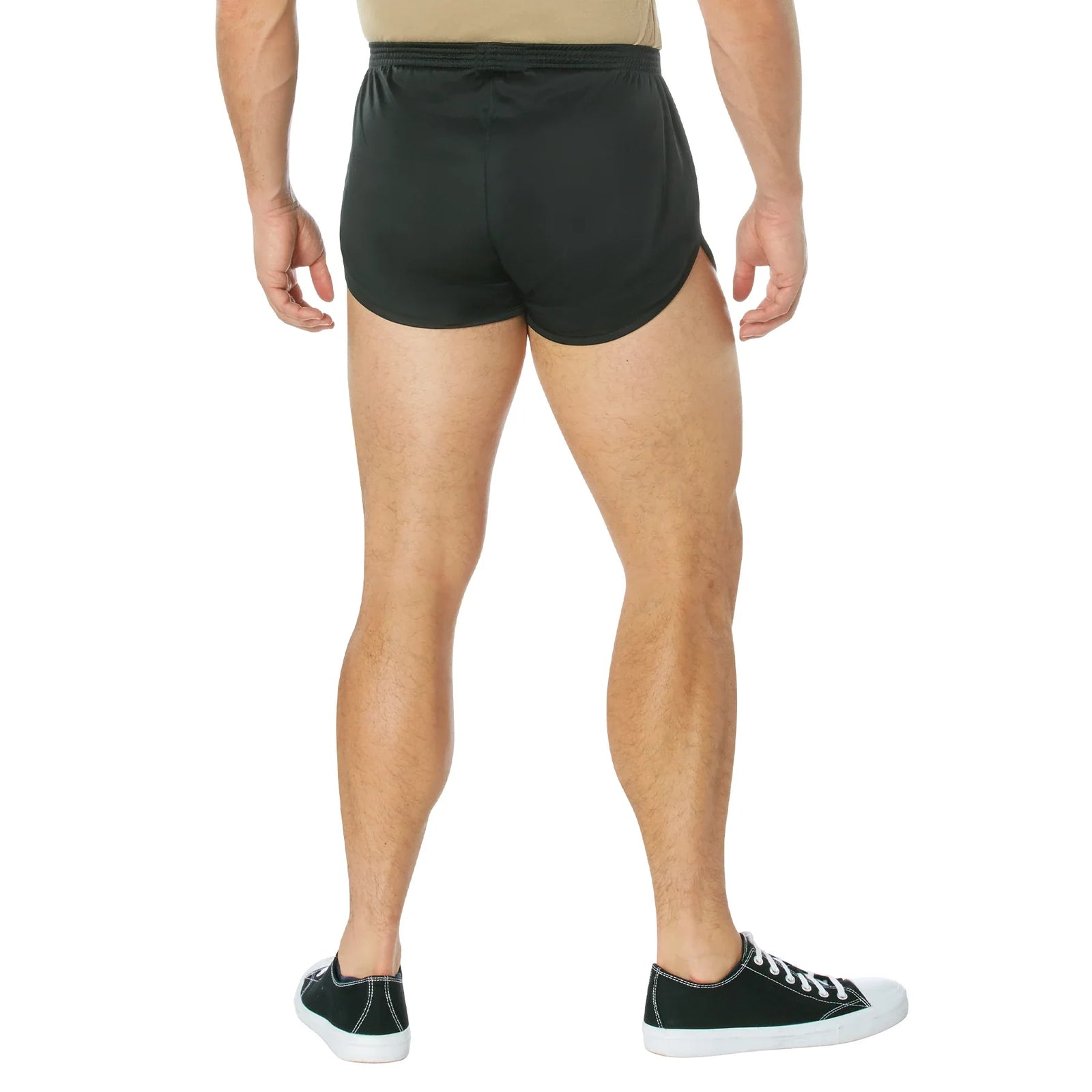 Us Flag Ranger Pt (physical Training) Shorts - Black - s