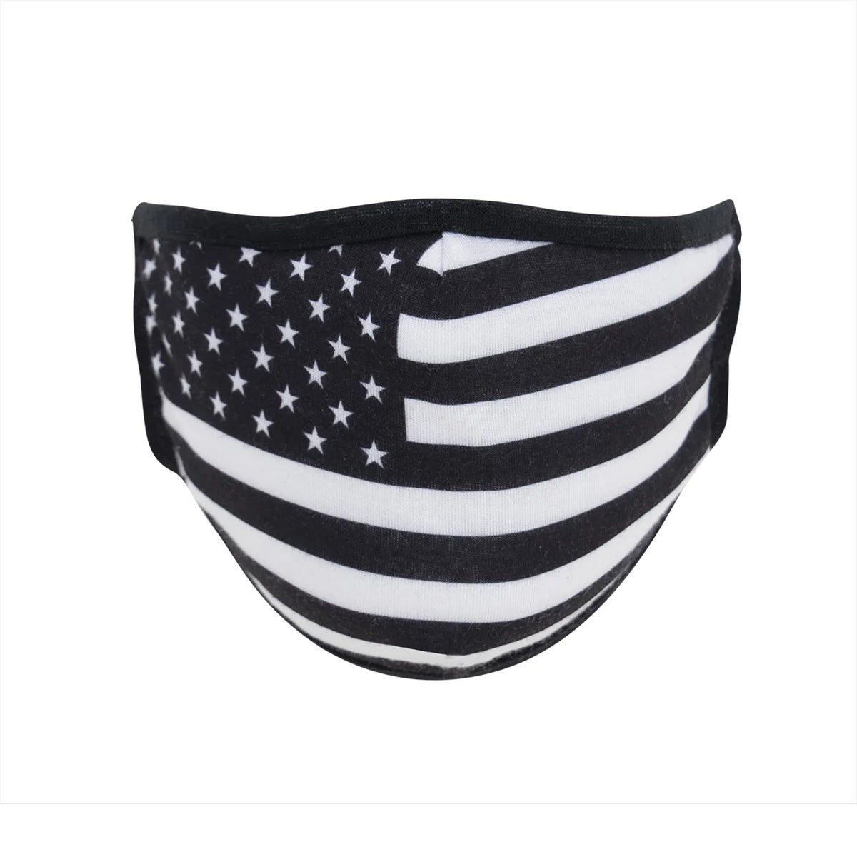 Us Flag Reusable 3 Layer Facemask - White / s / m