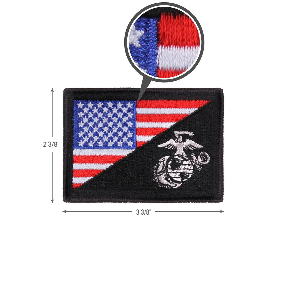 Us Flag / Usmc Eagle Globe and Anchor Morale Patch
