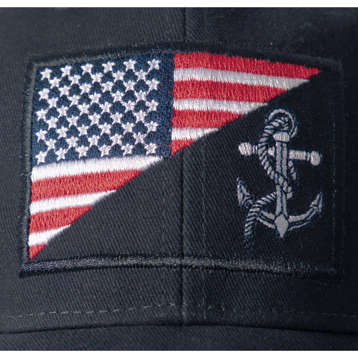 Us Navy Anchor / Flag Low Profile Cap