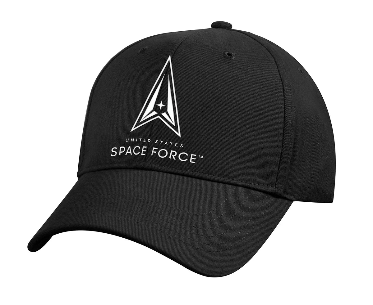 Us Space Force Low Profile Cap - Black