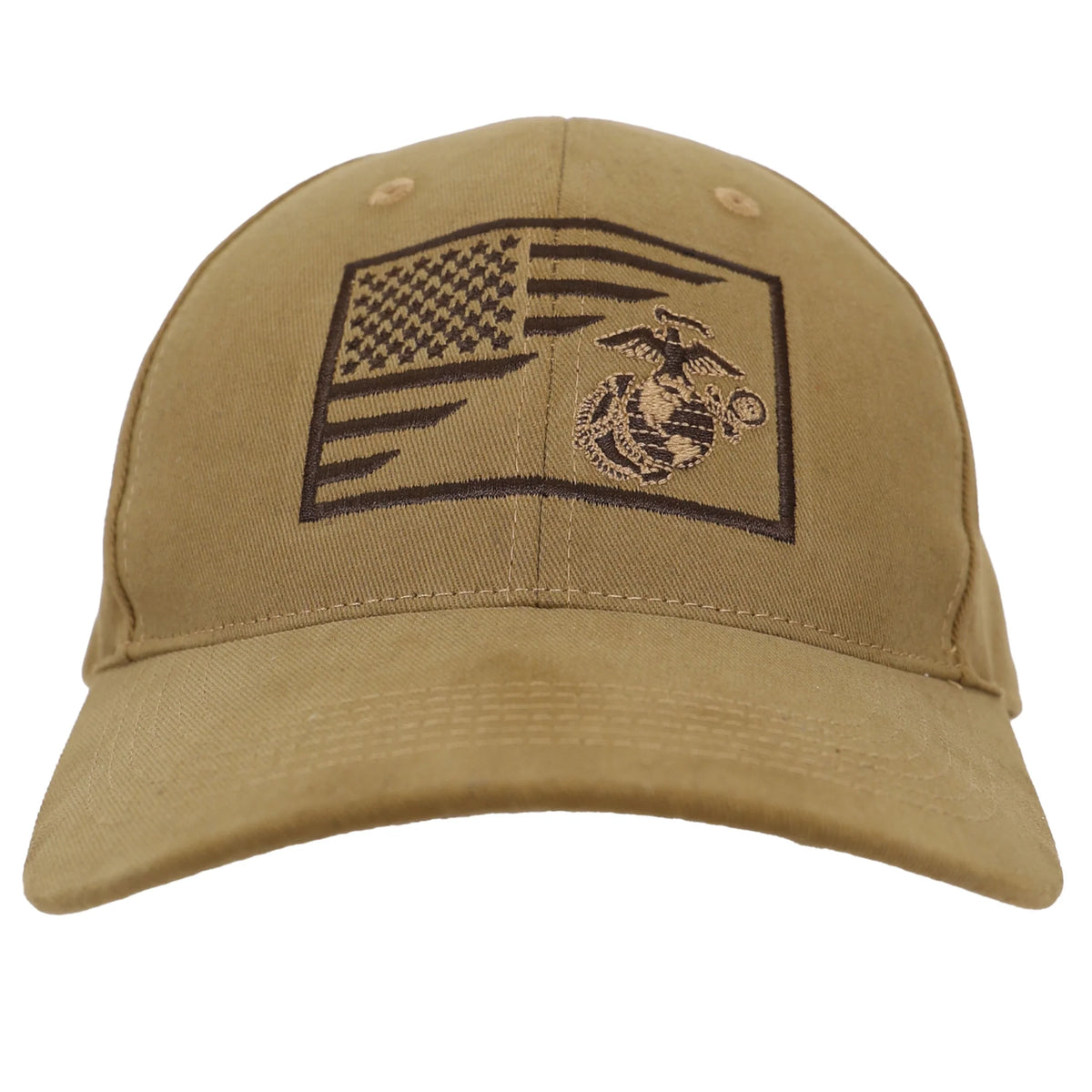 Usmc Eagle Globe and Anchor / us Flag Low Pro Cap