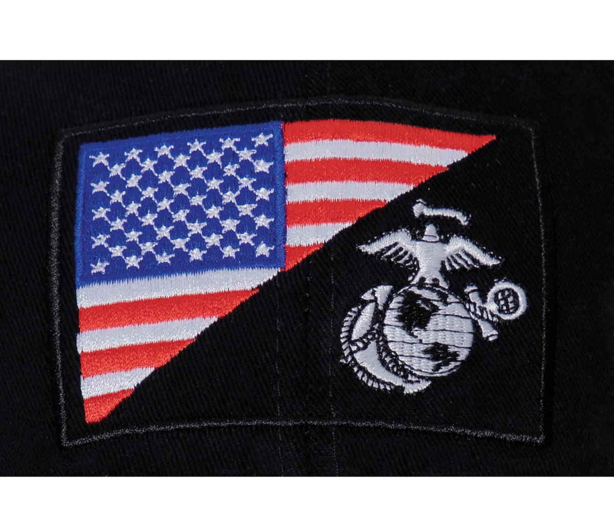 Usmc Eagle Globe and Anchor / us Flag Low Pro Cap