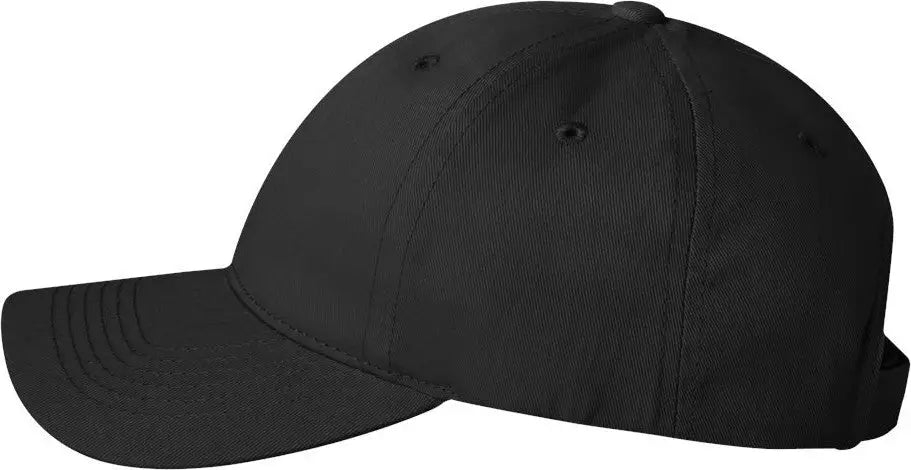 Valucap 2260 Cotton Twill Cap - Black - one Size Fits Most