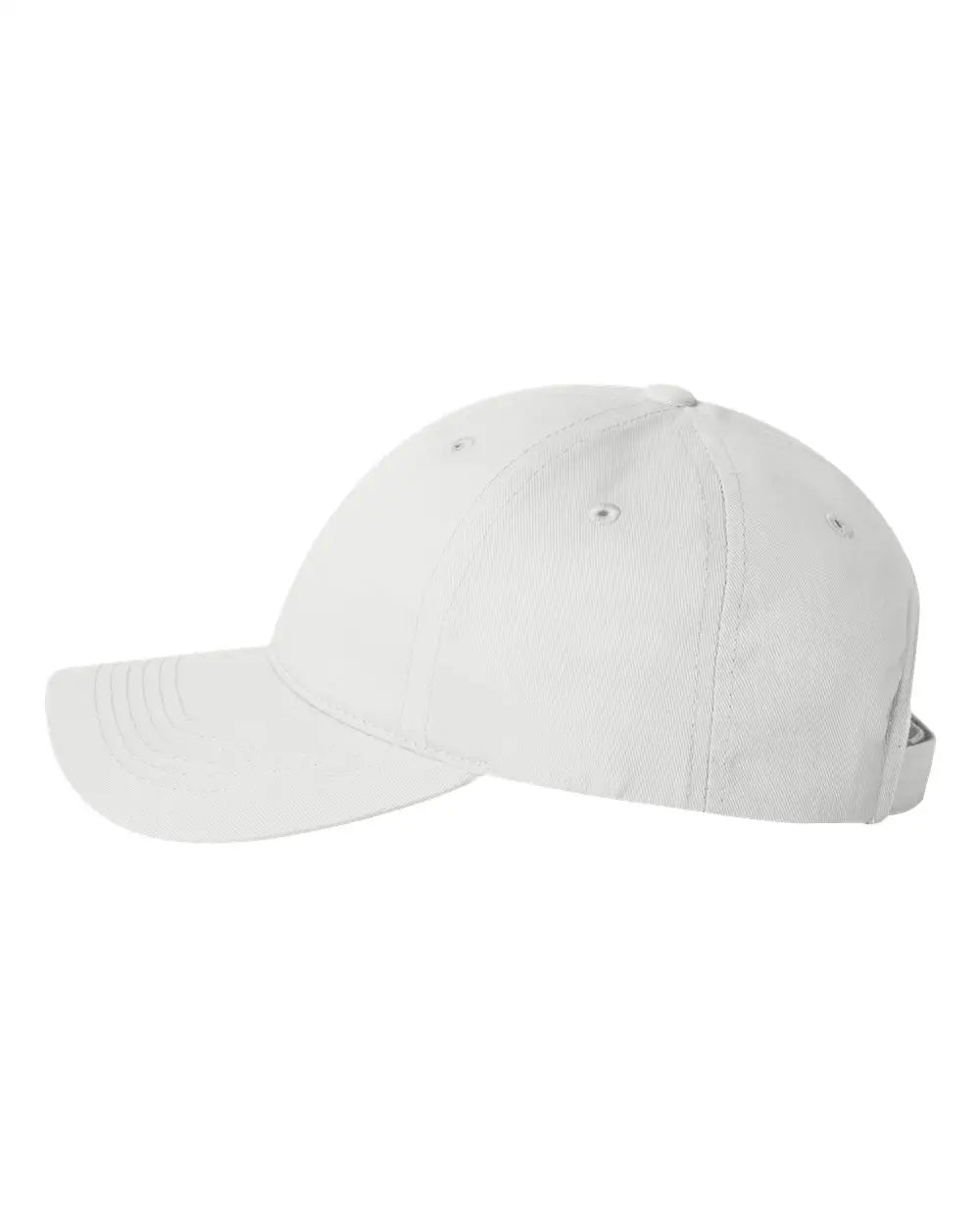 Valucap 2260 Cotton Twill Cap - White - one Size Fits Most