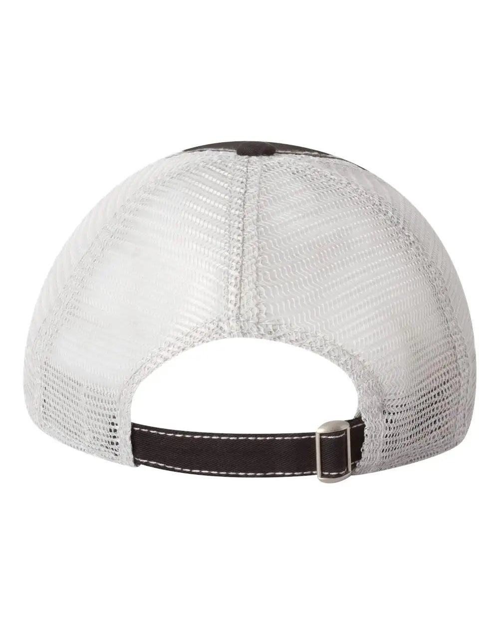 Valucap 3150s Bounty Dirty-washed Mesh-back Cap - 3150 - Black Silver - one Size Fits Most
