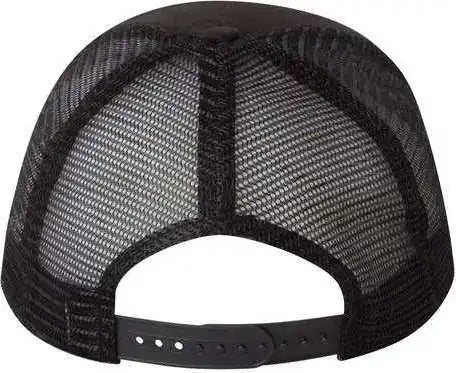 Valucap 8804h Five-panel Mesh-back Trucker Cap - Black - 6 5/8’’ - 7 3/8’’