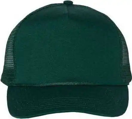 Valucap 8804h Five Panel Mesh Back Trucker Cap Forest / one Size Fits Most