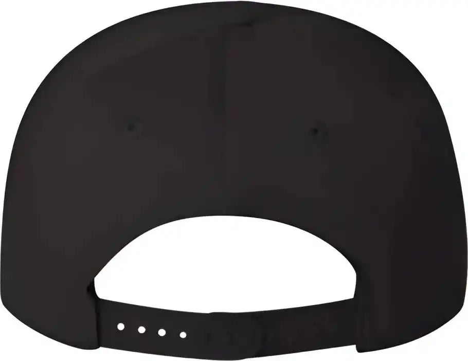 Valucap 8869 Five-panel Twill Cap - Black - 6 5/8’’ - 7 3/8’’