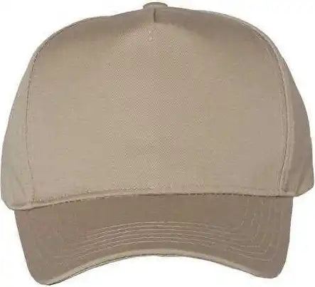 Valucap 8869 Five-panel Twill Cap - Khaki - 6 5/8’’ - 7 3/8’’