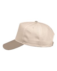 Valucap 8869 Five-panel Twill Cap - Natural Khaki