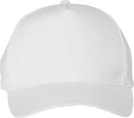 Valucap 8869 Five Panel Twill Cap White / 6 5/8’’ 7 3/8’’