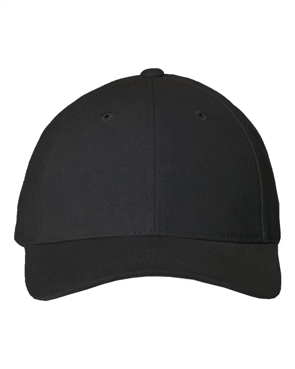 Valucap 9910 Heavy Brushed Twill Structured Cap - Black - one Size Fits Most