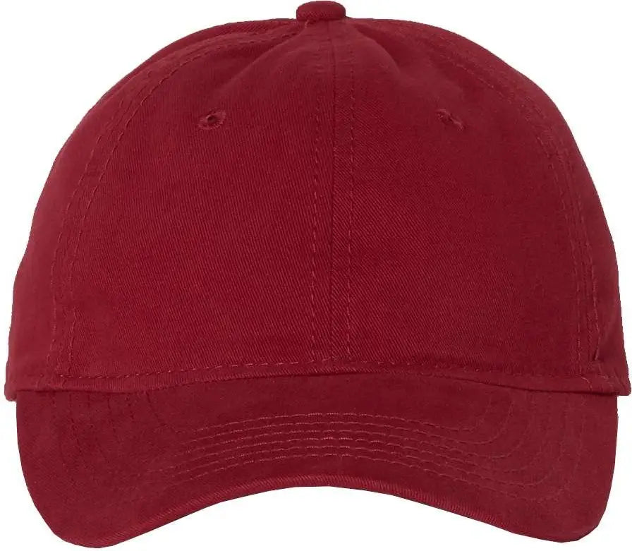 Valucap Ah35 Unstructured Cap - Cardinal