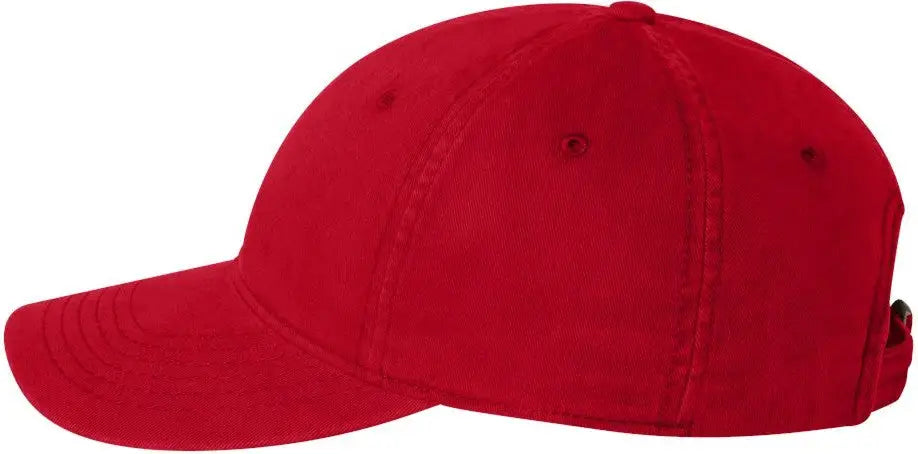 Valucap Ah35 Unstructured Cap - Red - one Size Fits Most