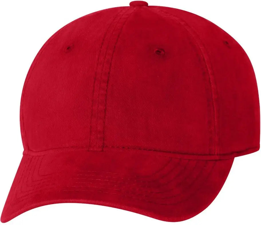 Valucap Ah35 Unstructured Cap - Red - one Size Fits Most