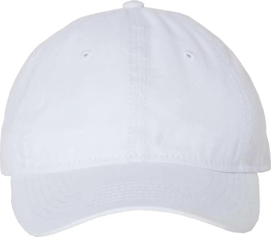 Valucap Ah35 Unstructured Cap - White - one Size Fits Most