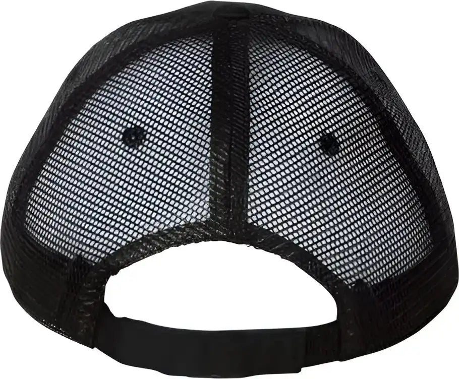 Valucap S102 Sandwich Trucker Cap - Black - 6 5/8’’ - 7 3/8’’