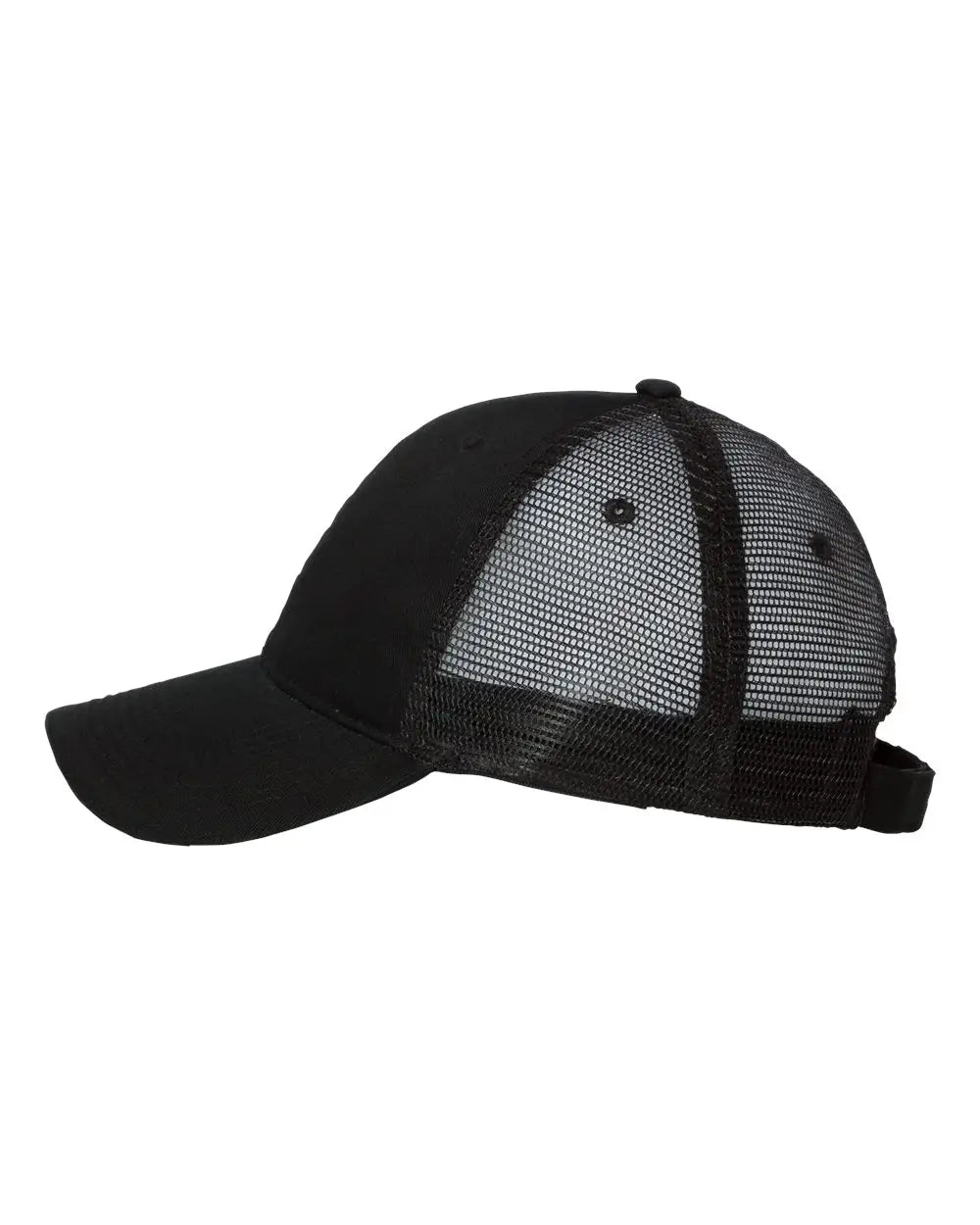 Valucap S102 Sandwich Trucker Cap - Black - one Size Fits Most