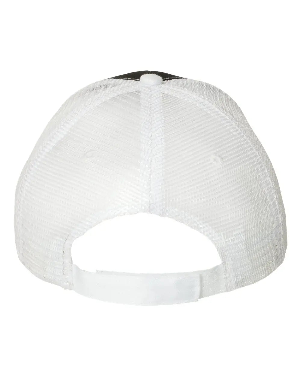 Valucap S102 Sandwich Trucker Cap - Black White - one Size Fits Most