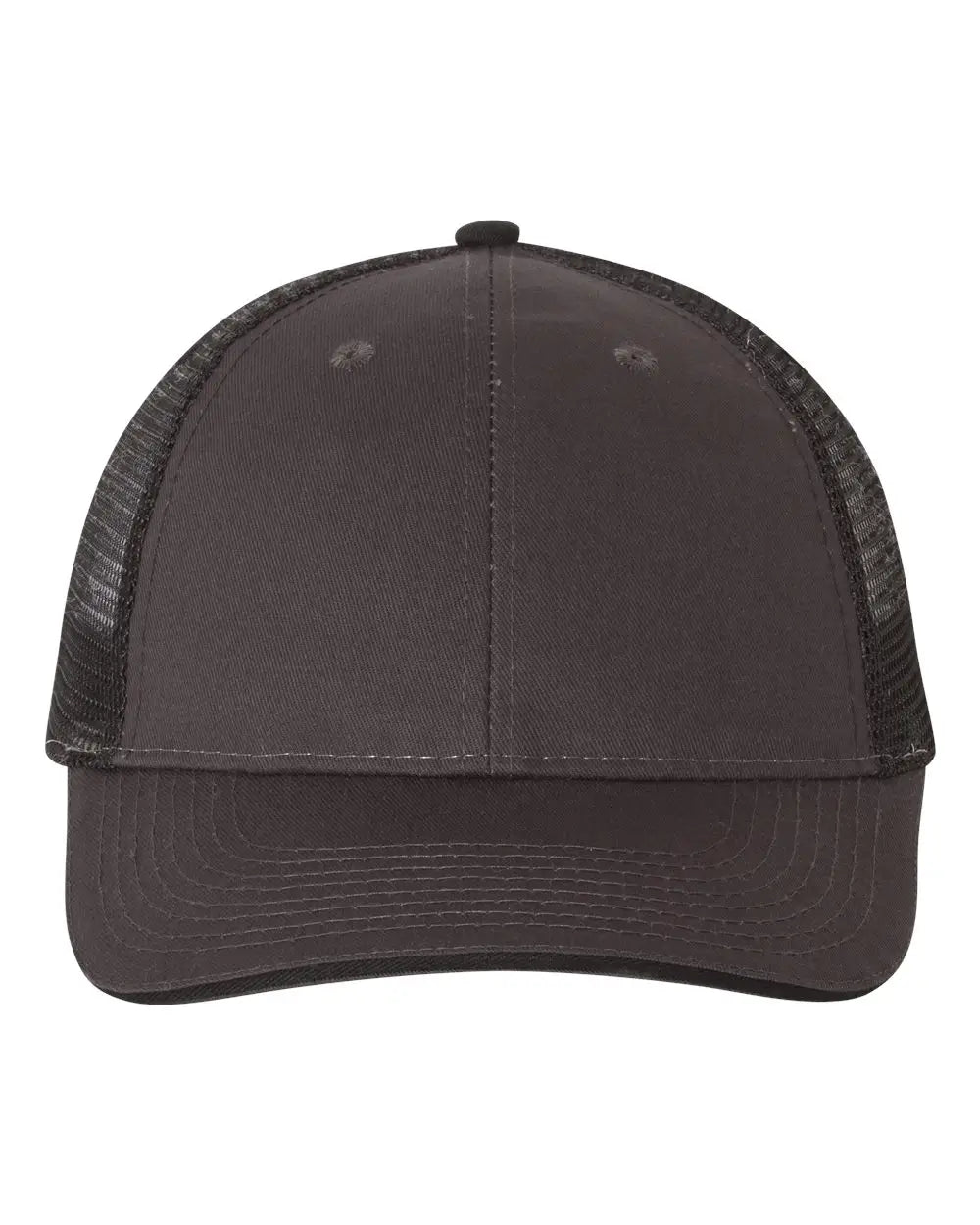 Valucap S102 Sandwich Trucker Cap - Charcoal Black