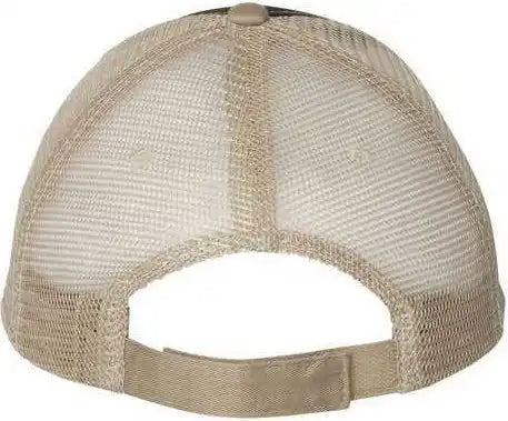 Valucap S102 Sandwich Trucker Cap - Green Camo Tan - 6 5/8’’ - 7 3/8’’