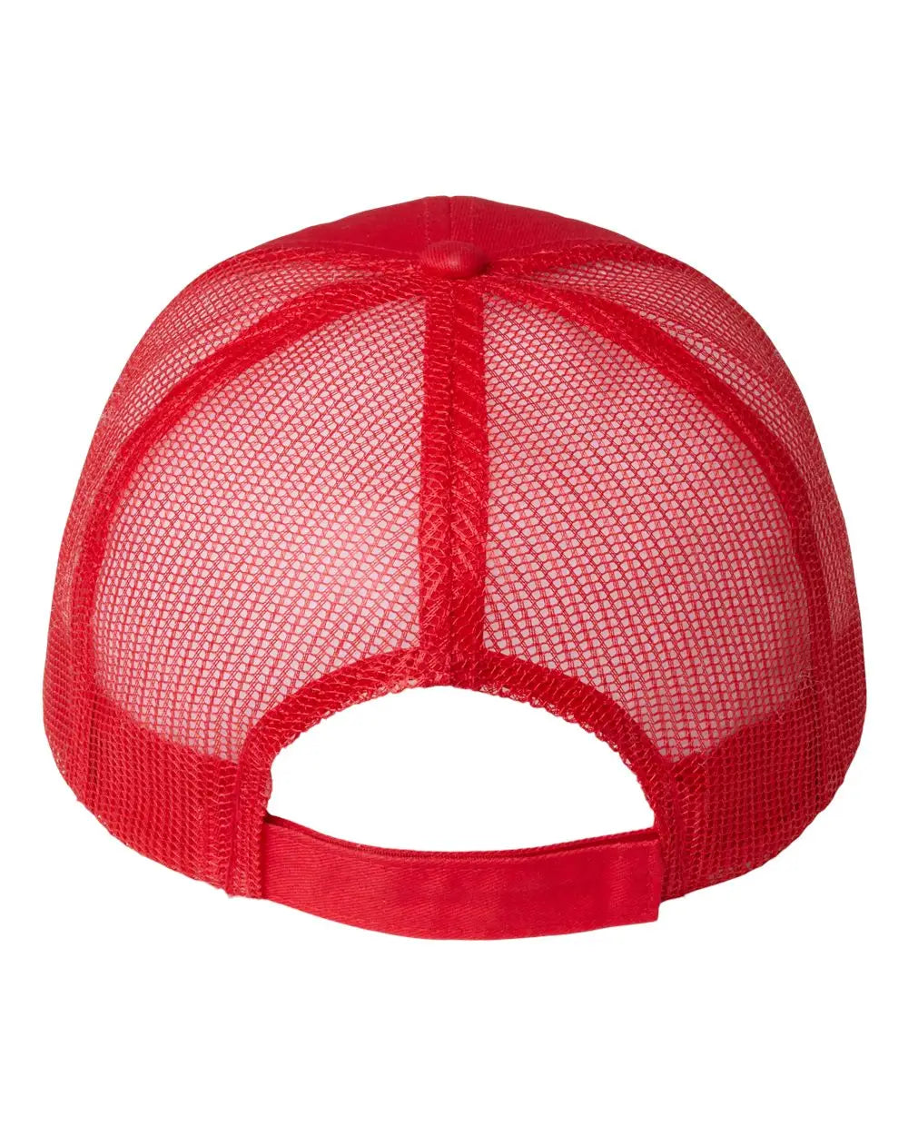 Valucap S102 Sandwich Trucker Cap - Red - one Size Fits Most