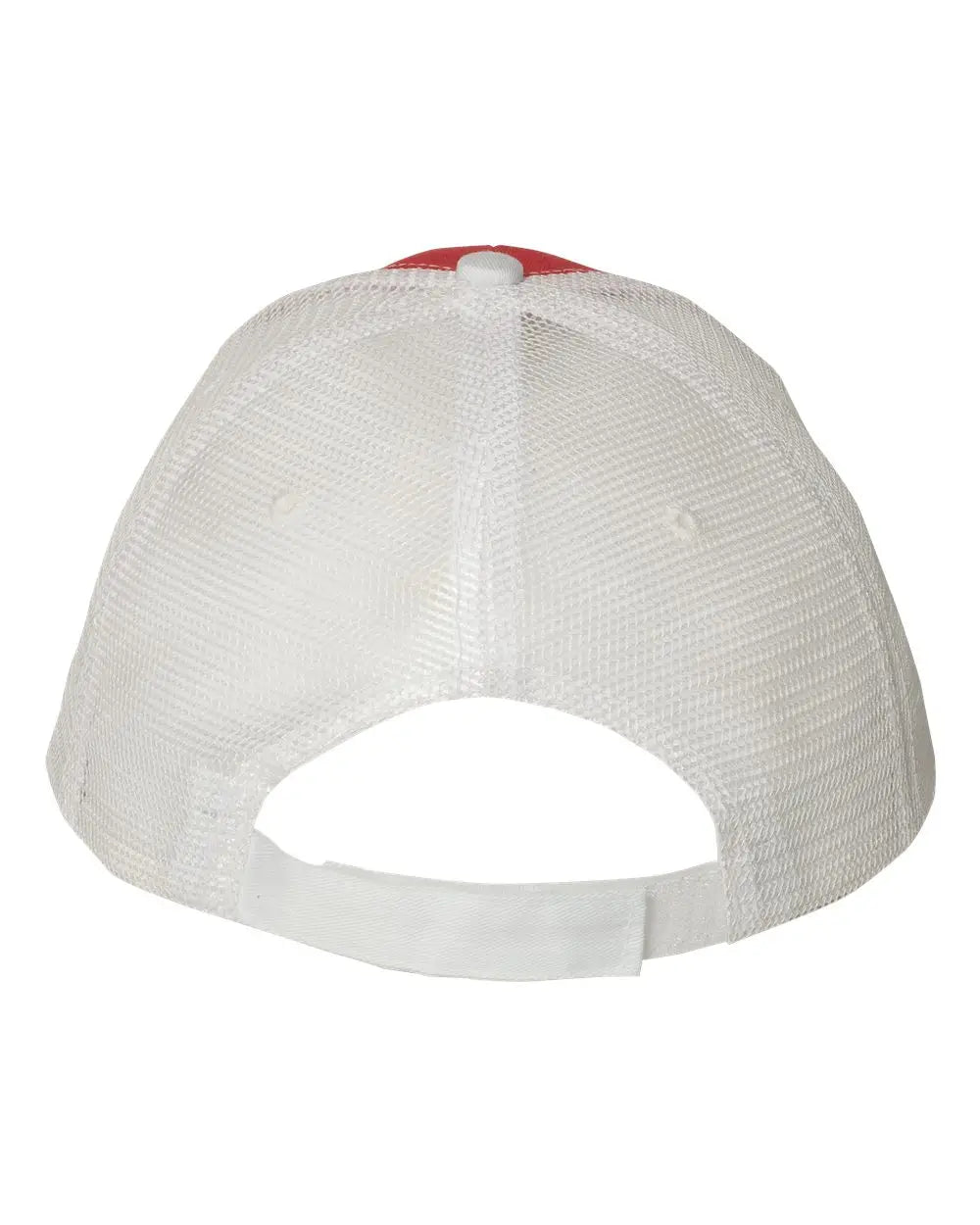 Valucap S102 Sandwich Trucker Cap - Red White - one Size Fits Most