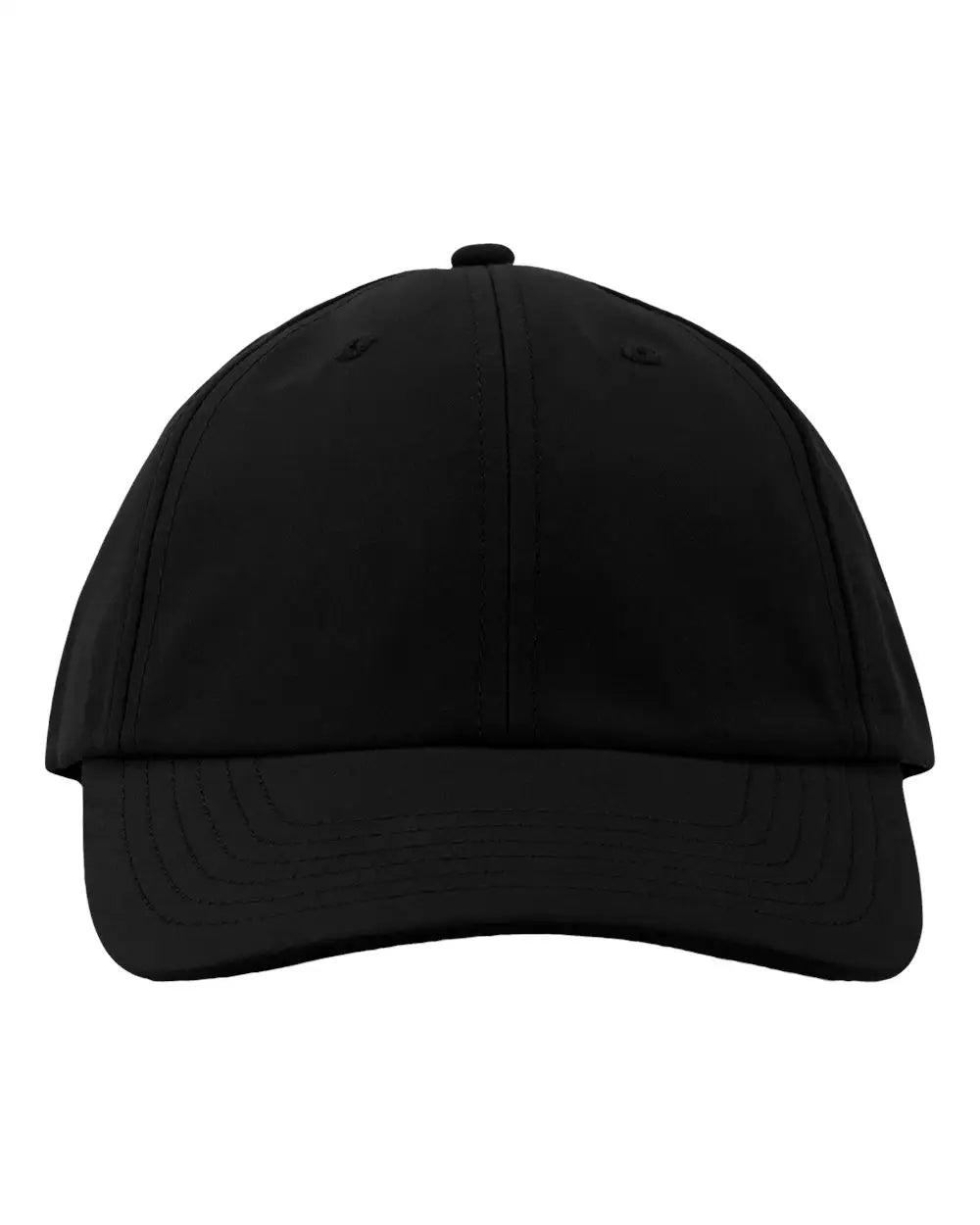 Valucap Sm140 Performance Microfiber Cap - Black - one Size Fits Most