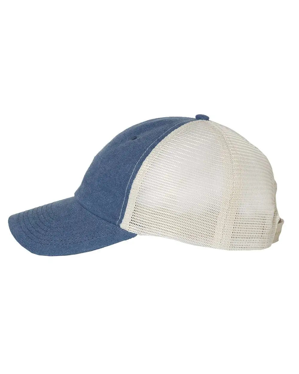 Valucap Sp510 Pigment-dyed Trucker Cap - Royal Stone - Gray / one Size Fits Most