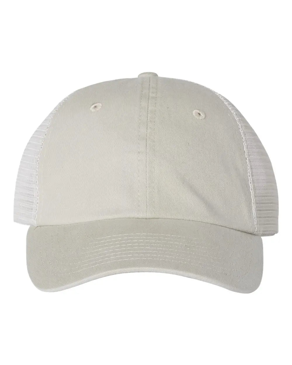 Valucap Sp510 Pigment-dyed Trucker Cap - Stone - Gray / one Size Fits Most