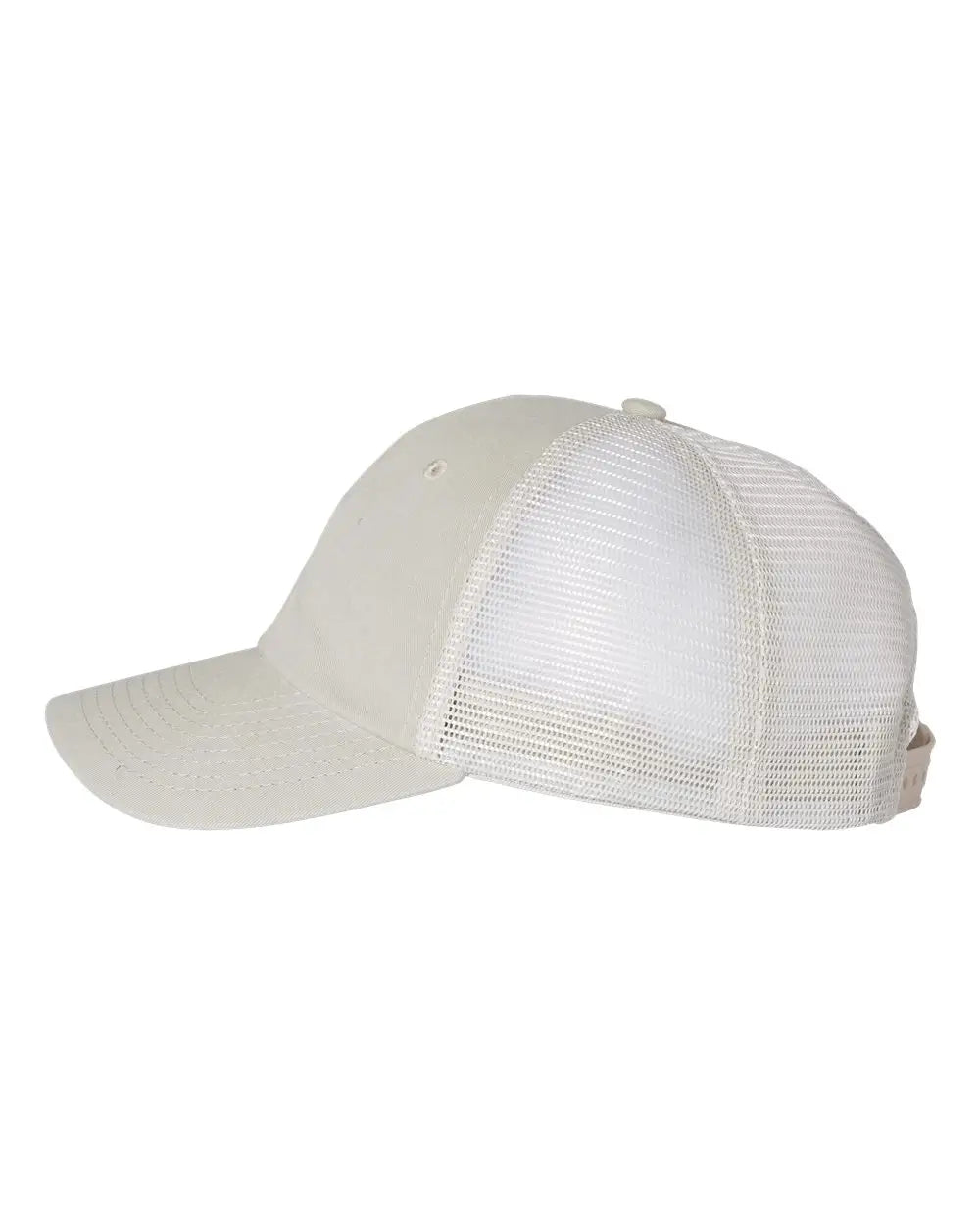 Valucap Sp510 Pigment-dyed Trucker Cap - Stone - Gray / one Size Fits Most