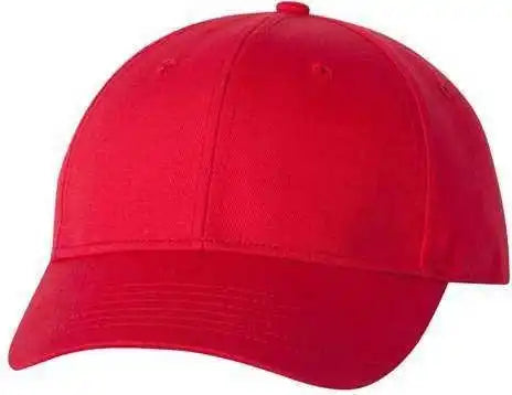 Valucap Vc100 Lightweight Twill Cap Red / 6 5/8’’ 7 3/8’’